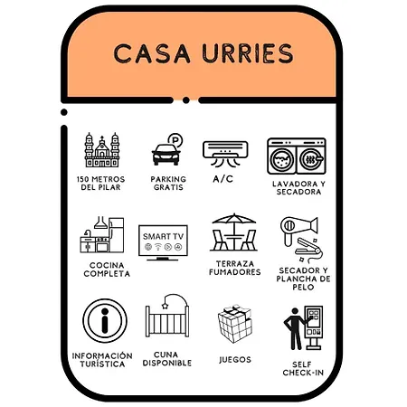 Casa Urriés Histórico Y Parking Apartamento Saragoça